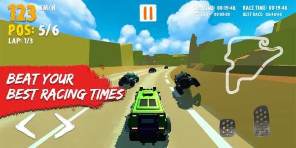 Car Racing - 3D Car Desert Race स्क्रीनशॉट 3