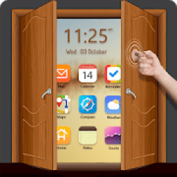 Wooden Door lock Screen आइकन