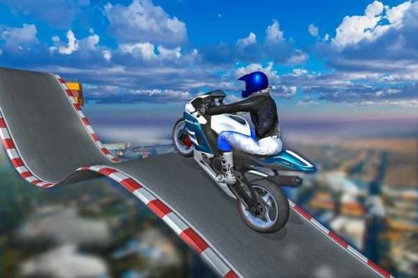 Moto Stunts Rider: Mega Ramp Bike screenshot 2