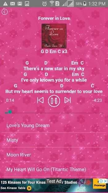 Instrumental Love Song Offline MP3 + Lirik скриншот 1