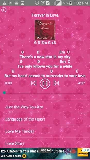 Instrumental Love Song Offline MP3 + Lirik скриншот 2