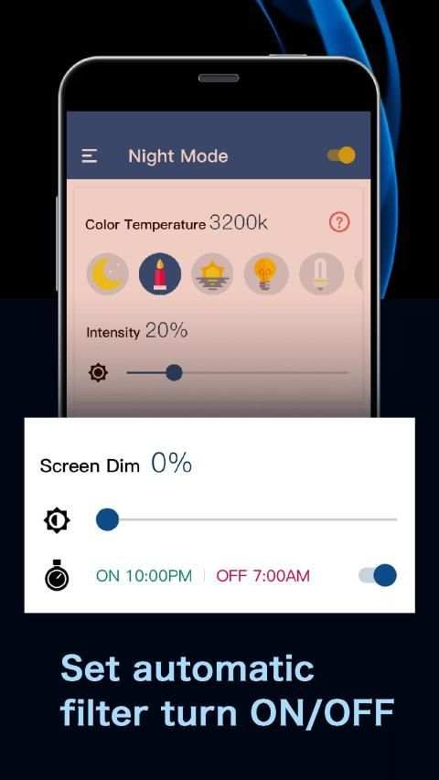 Blue Light Filter - Night Mode and Filter screenshot 5