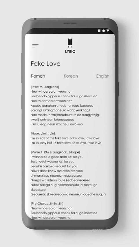 BTS - Lyric 2019 (Offline) screenshot 2