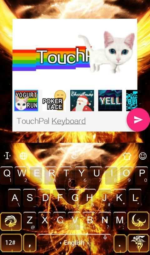 Easter Phoenix Keyboard Theme स्क्रीनशॉट 4