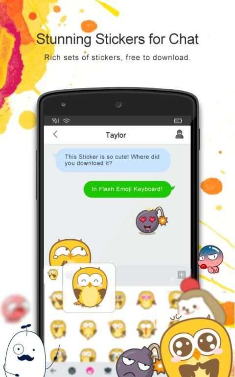 Flash Emoji Keyboard स्क्रीनशॉट 6