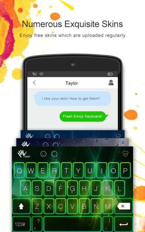 Flash Emoji Keyboard स्क्रीनशॉट 5