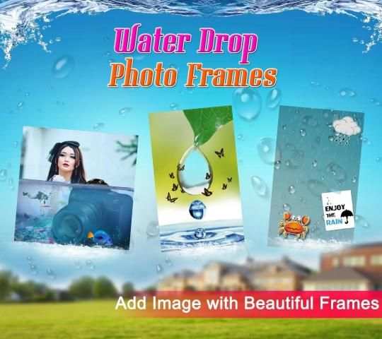 Water Drop Photo Frames स्क्रीनशॉट 2