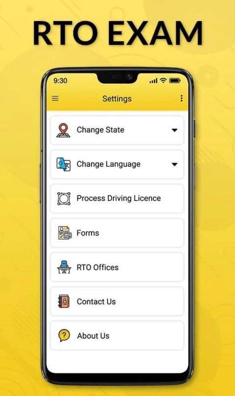 RTO Exam App - RTO Driving License Test screenshot 1