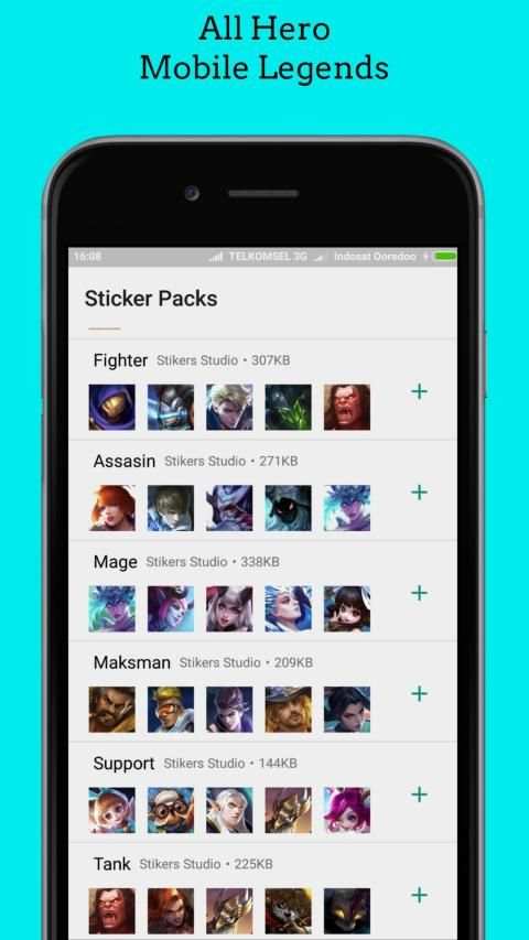 WAStickerApps - Mobile Legends Sticker for WA screenshot 1