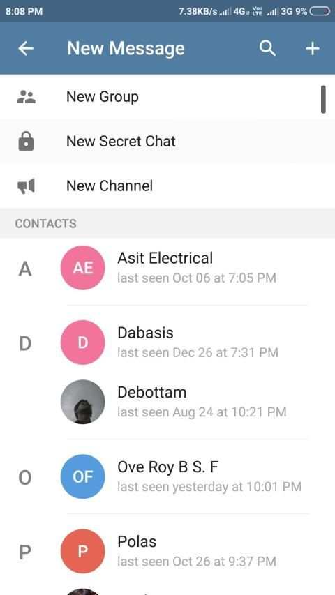 Fast messanger 2019 screenshot 2