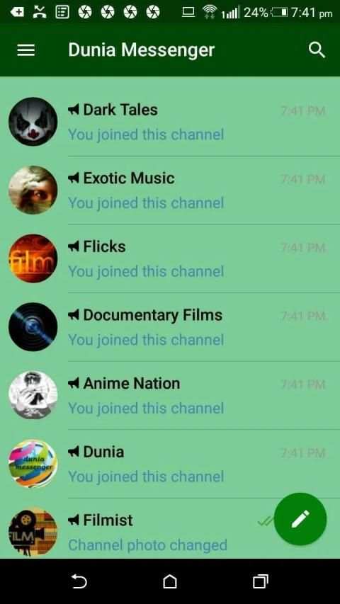 Dunia Messenger screenshot 1
