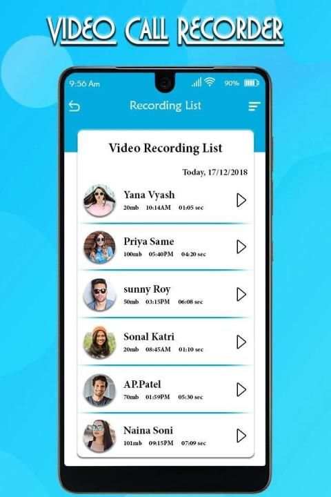 Video Call Recorder : Auto Call Recording screenshot 3