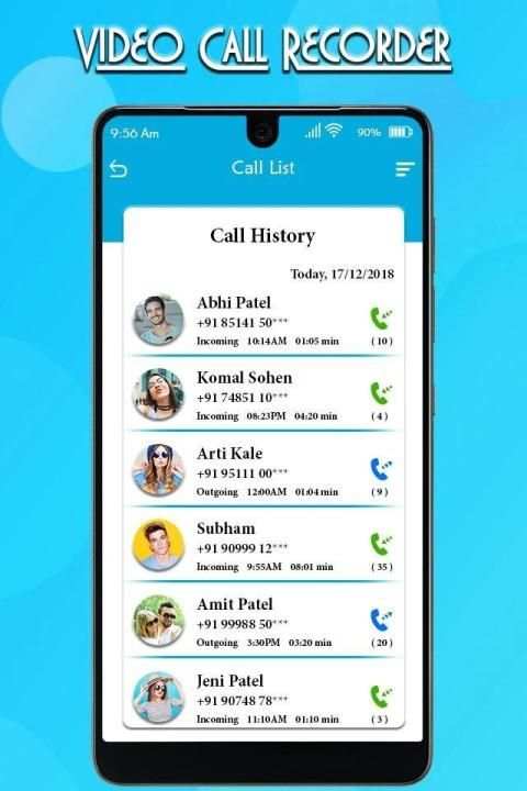 Video Call Recorder : Auto Call Recording screenshot 2