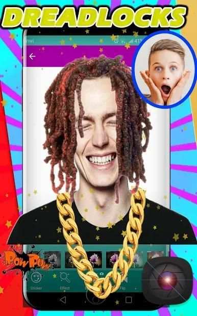 Dreadlocks photo Editor Hair Style screenshot 1