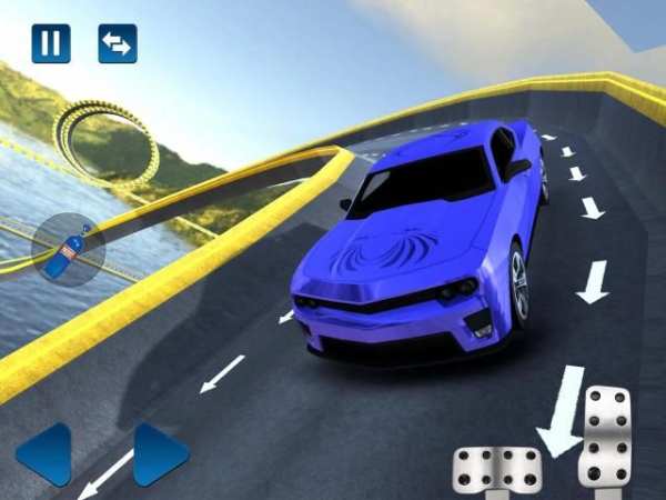 Muscle Car Race: Impossible Tracks Car Racing Game स्क्रीनशॉट 1