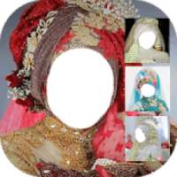 Indonesian Desinger Hijab Wedding Dress Frames on 9Apps