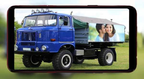 Vehicles,Trucks Frames With Bus Photo Editor screenshot 1