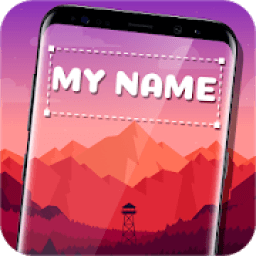 My name on live wallpaper आइकन