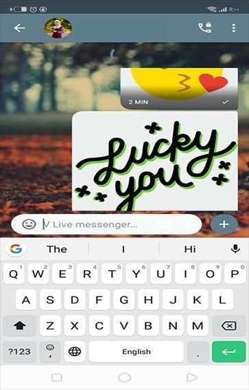 V Live messenger screenshot 4