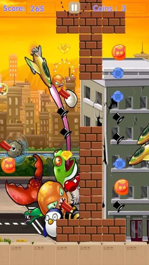 Jump Octogddon Candy Adventure screenshot 2