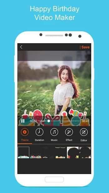 Happy Birthday Video Maker screenshot 1
