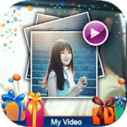 Happy Birthday Video Maker आइकन