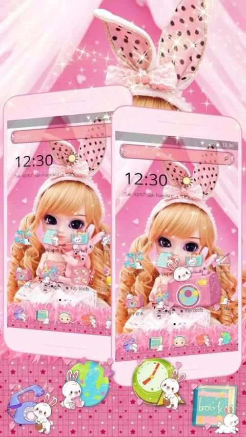 Beautiful Doll Theme screenshot 3