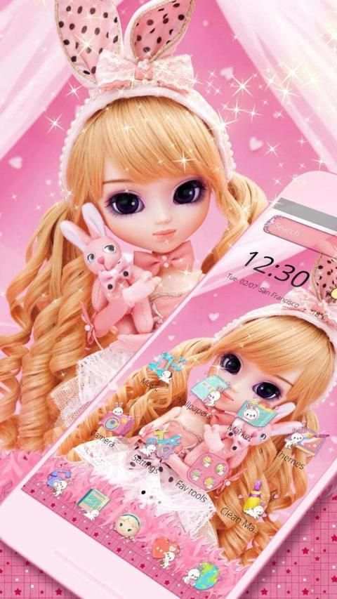 Beautiful Doll Theme screenshot 2