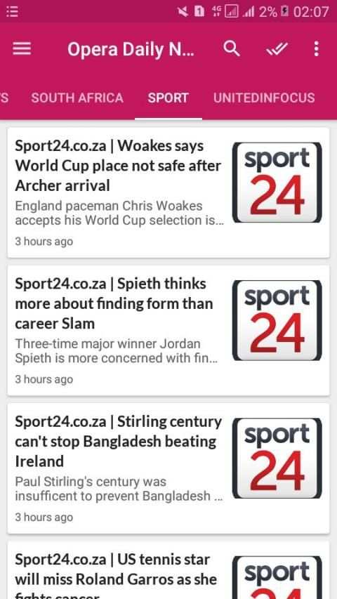 Opera Daily News screenshot 4