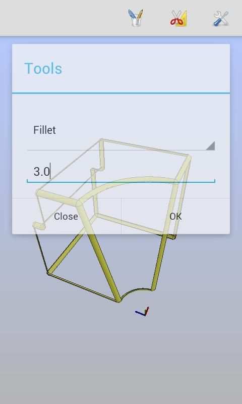 om3DCAD 3D CAD Modeler स्क्रीनशॉट 2