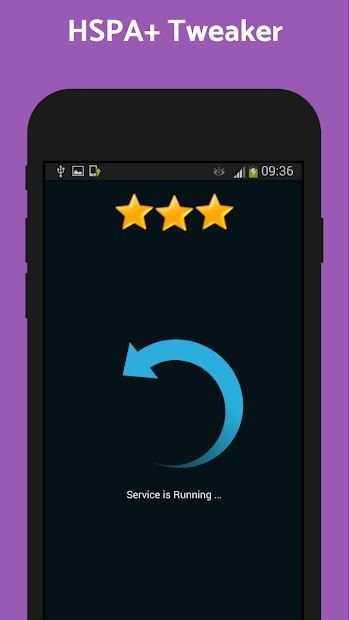 HPSA+ signal booster H+ stabilizer gprs optimizer screenshot 2