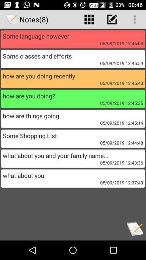NotePad - Free App स्क्रीनशॉट 22