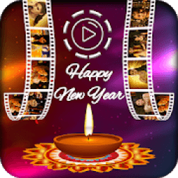 ikon New Year Video Maker with Music-Photo Movie Maker