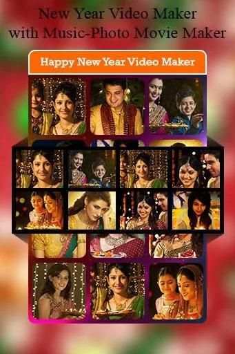 New Year Video Maker with Music-Photo Movie Maker स्क्रीनशॉट 6