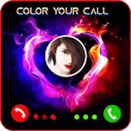 ikon Color Call Caller Screen &amp; Flash Light on Call