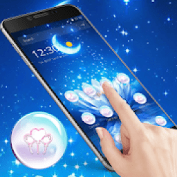 Blue Lotus Glitter Theme icon