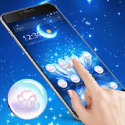 Blue Lotus Glitter Theme 1.1.3
