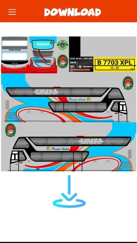 Livery Bussid Budiman screenshot 5