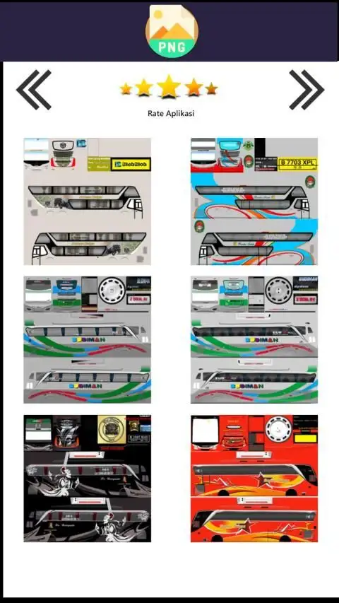 Livery Bussid Budiman screenshot 1