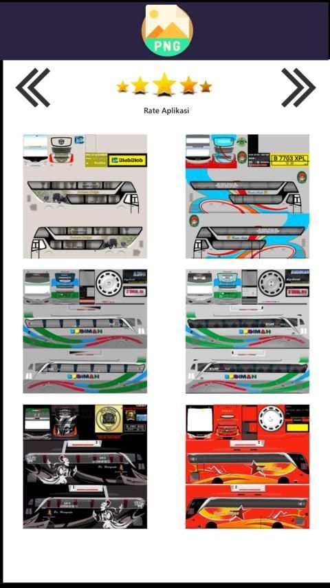 Livery Bussid Budiman screenshot 1