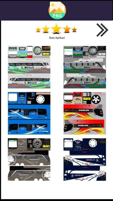 Livery Bussid Budiman screenshot 2