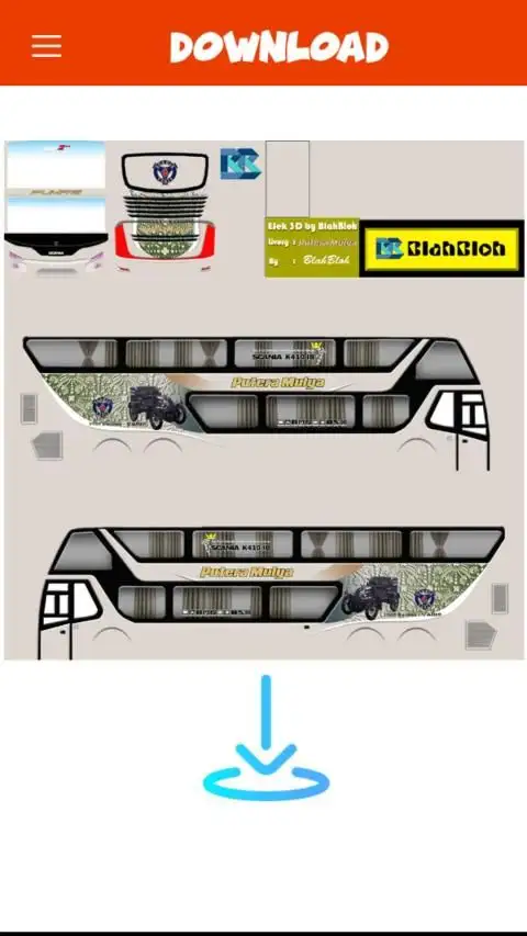 Livery Bussid Budiman screenshot 4
