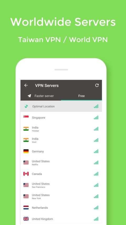 Taiwan VPN - free unlimited & security VPN Proxy screenshot 2