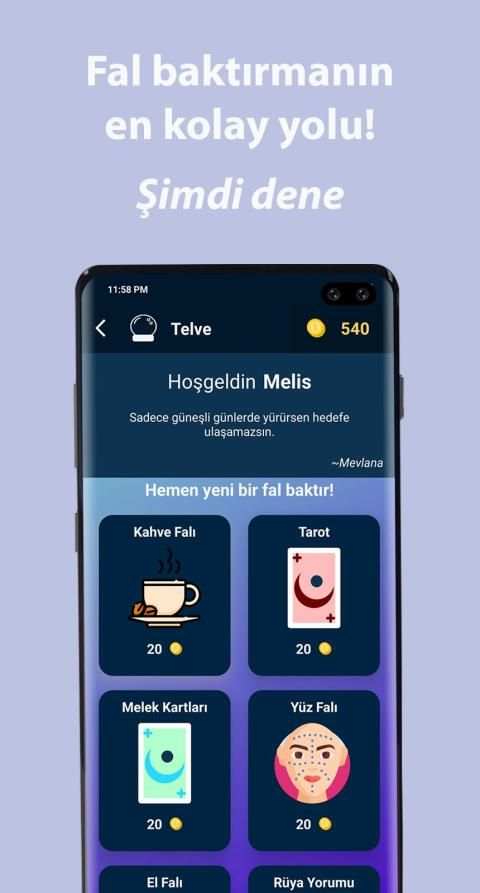 Telve - Kahve Falı, Tarot Falı, Astroloji, Burçlar screenshot 8