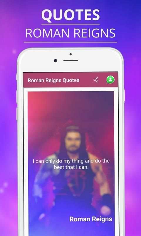 WWE Roman Reigns Quotes/Status स्क्रीनशॉट 2