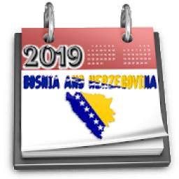 Bosnian Calendar 2019
