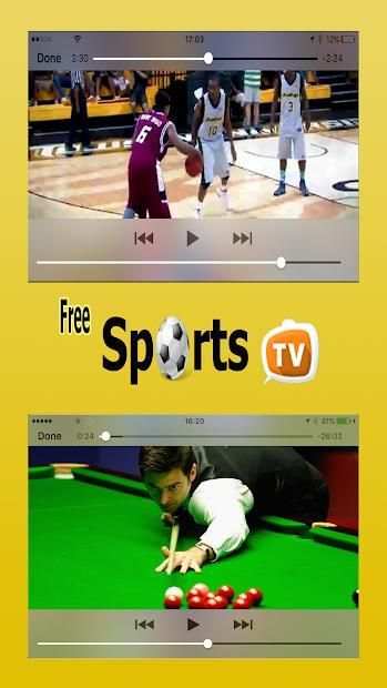 Free Sports TV screenshot 1