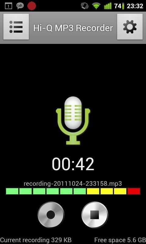 Gravador de Voz com Alta Qualidade Voice Recorder screenshot 2
