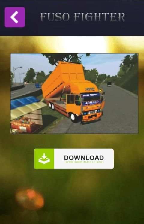 Mod Truck Bussid Fuso Fighter screenshot 3