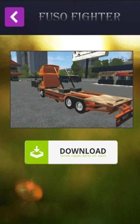 Mod Truck Bussid Fuso Fighter screenshot 2